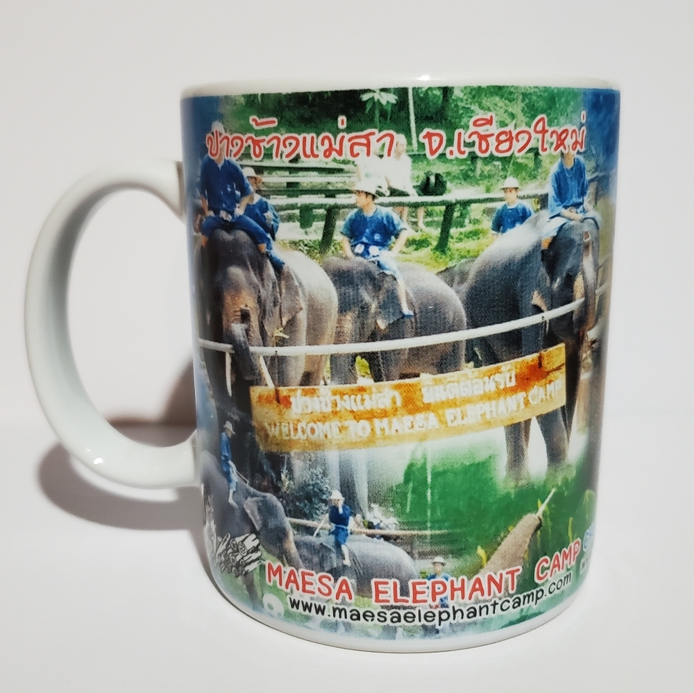 Maesa Elephant Camp Souvenir Mug - Chiang Mai, Thailand